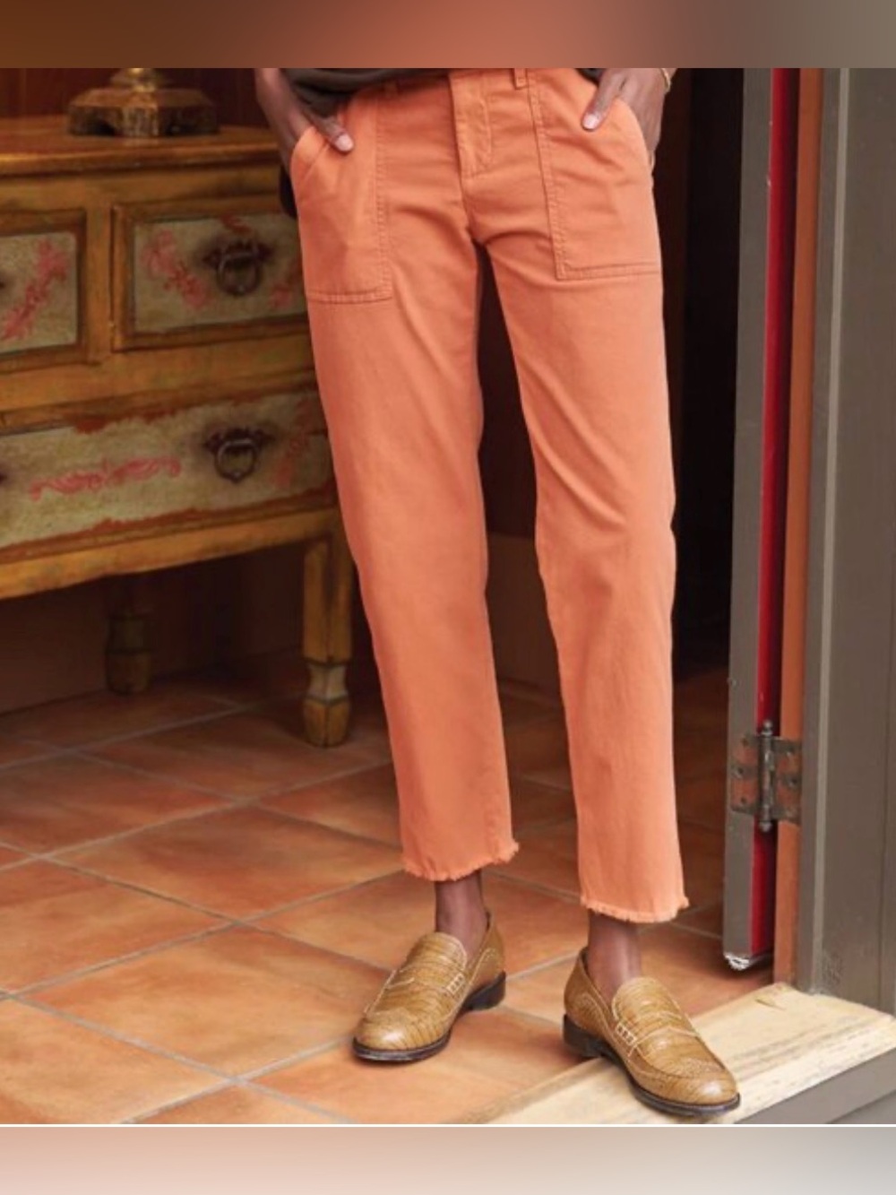 Frank & Eileen Blackrock Utility  cropped pants 4